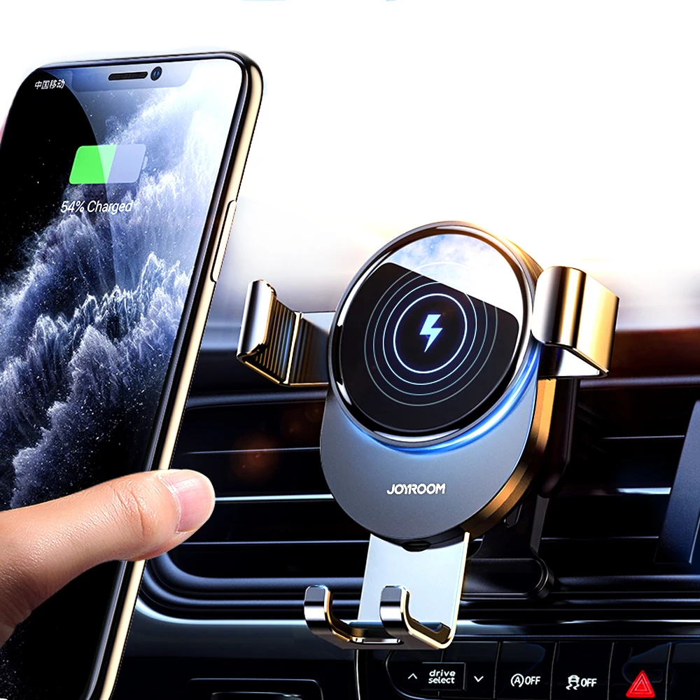 15W Qi Car Phone Holder Wireless Charger Car Mount Intelligent Infrared for Air Vent Mount Car Charger Wireless ForiPhone Xiaomi