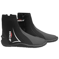Botas de buceo de neopreno de 5mm, botas de traje de neopreno con cremallera lateral para hombres y mujeres, snorkel, buceo, zapatos descalzos, accesorios de playa