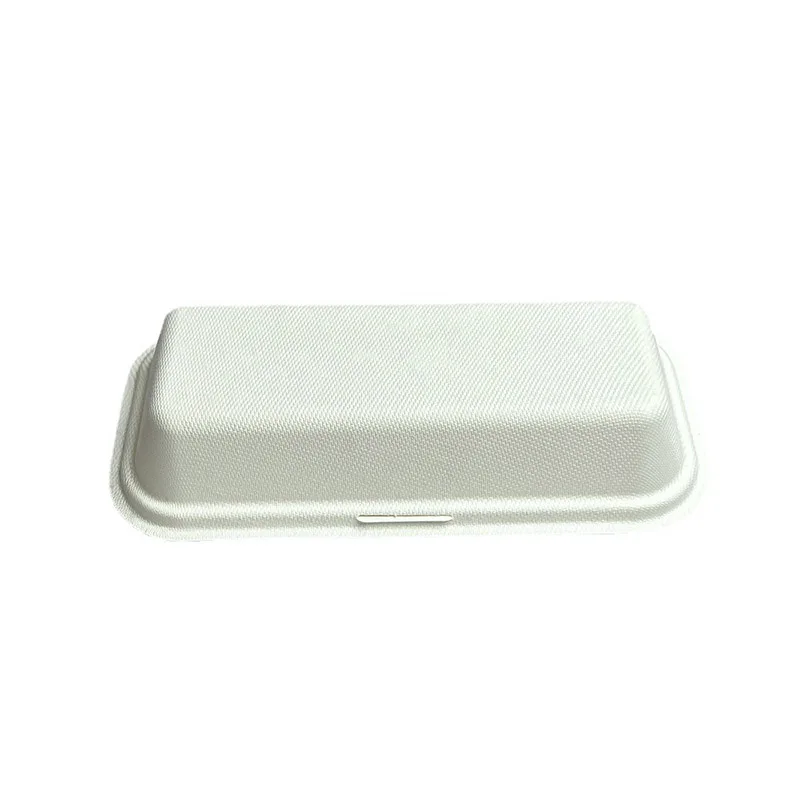 50pcs Hot Dog Box Disposable Food Container Environmentally Friendly Degradable Sandwich Toast Burger Packing Boxes