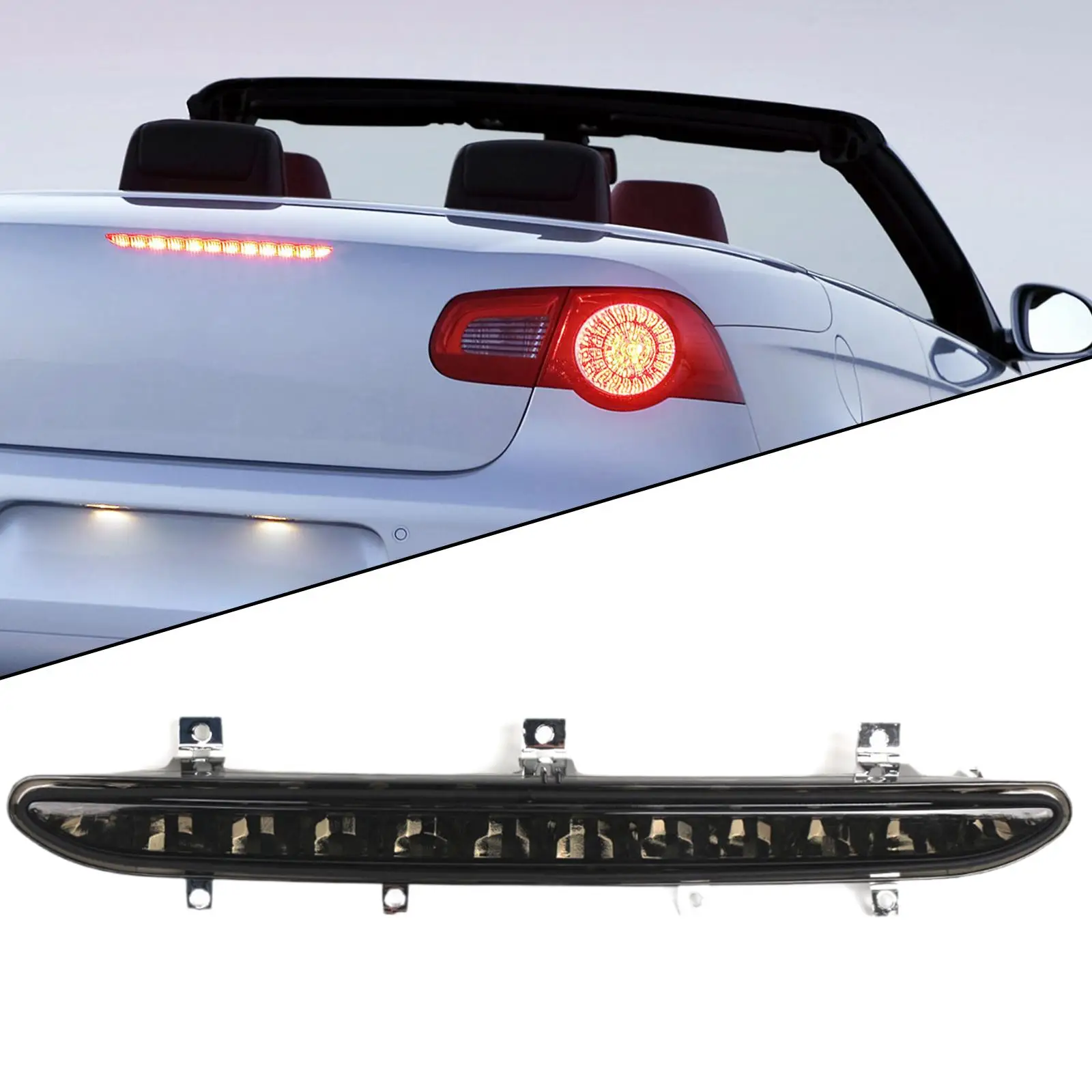

Rear Third Brake Light Replacement Accessory Portable High Brake Stop Light for Volkswagen EOS