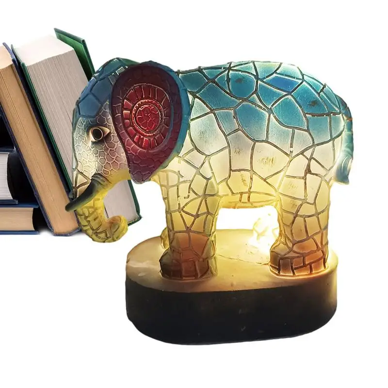 

Animal Sculpture Lamp Colorful Animal Night Light 8Inch Retro Desk Lamp Cute Animal Shaped Night Light For Bedroom Animal