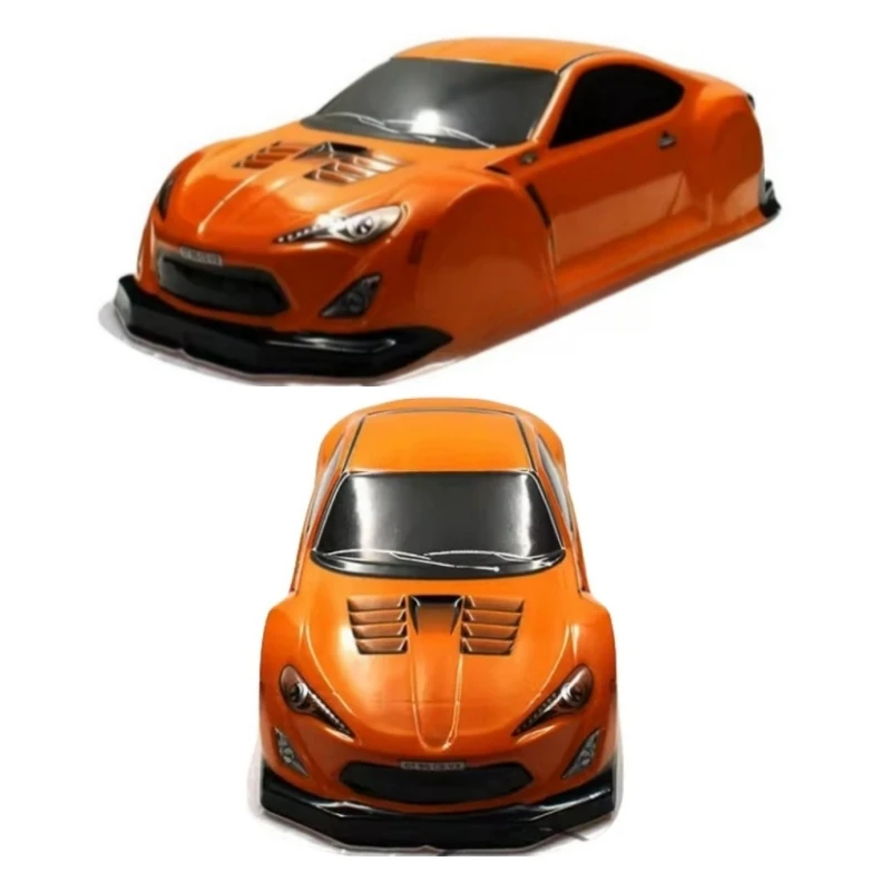 1/10 Toyta 86 GT Orange body shell 190mm for On Road car 255-260mm Wheelbase Tamiya tt01 tt02 kyosho hsp lc racing 3racing D4