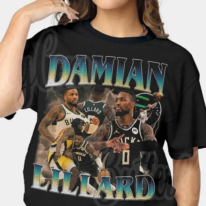 

Футболка Damian Lillard Basketball Classic 90-х годов, винтажная