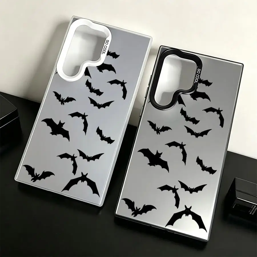 Bat Silhouette Print Phone Cover Case for Samsung Galaxy S26 S20 Plus S23 S23 Ultra Note 20 Ultra S25 Edge S21 S24 FE S22