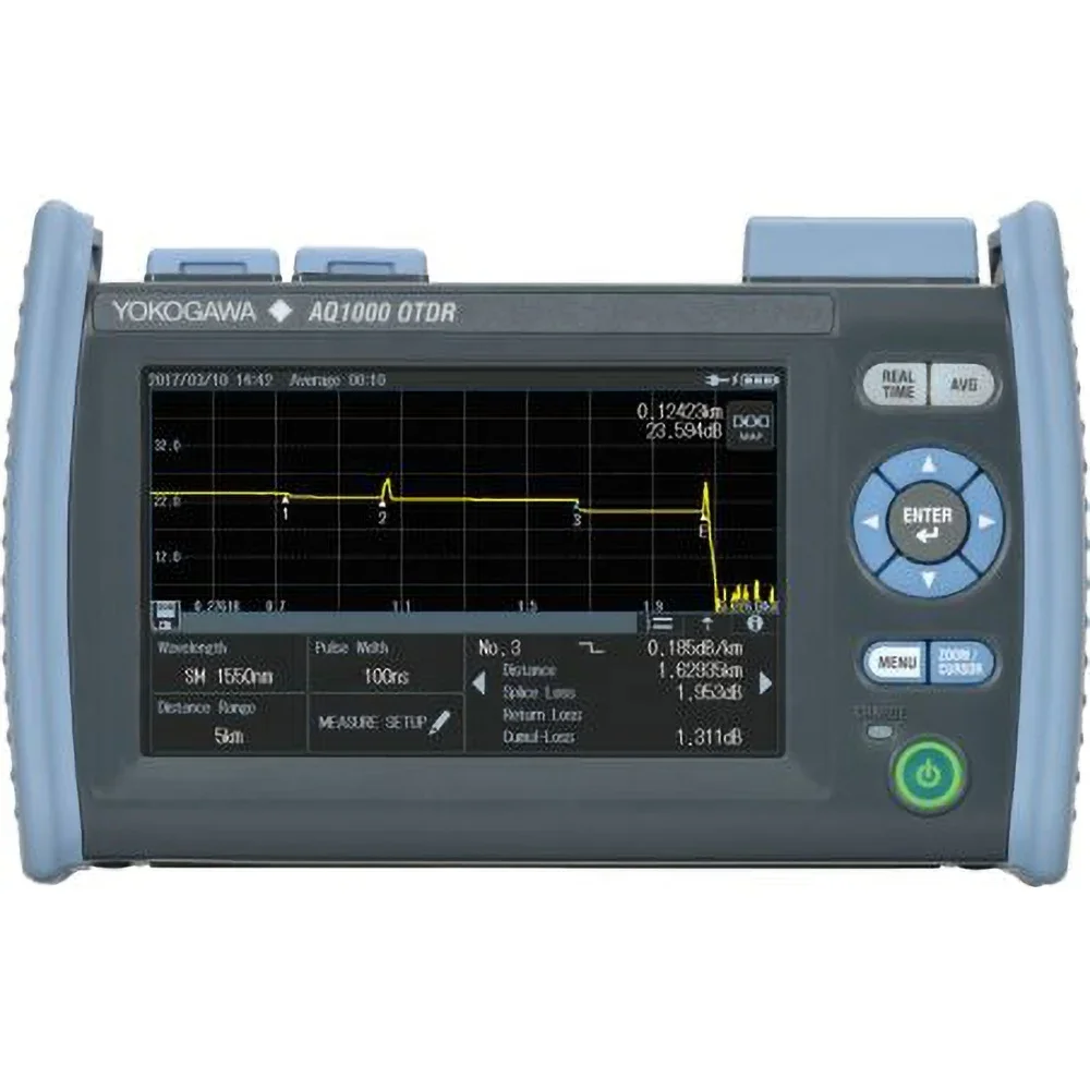 New Yokogawa AQ1215E Time Domain Reflectometer 1310/1550/1625nm SM OTDR Supplier AQ1210 Series