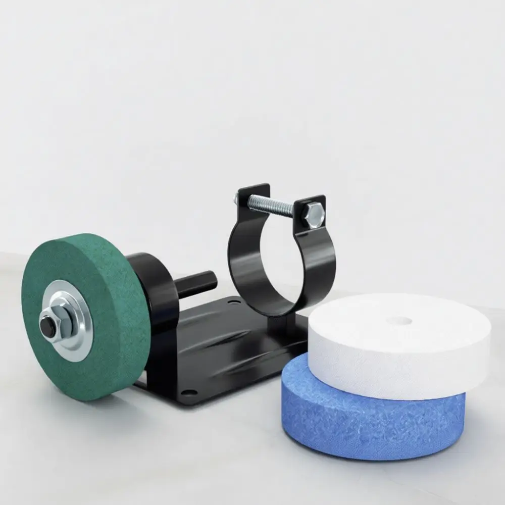 Power Drill Converter Set For Bench Grinder Polishing Attachment Metal Grinding Sharpening Tool Home Workshop Helper
