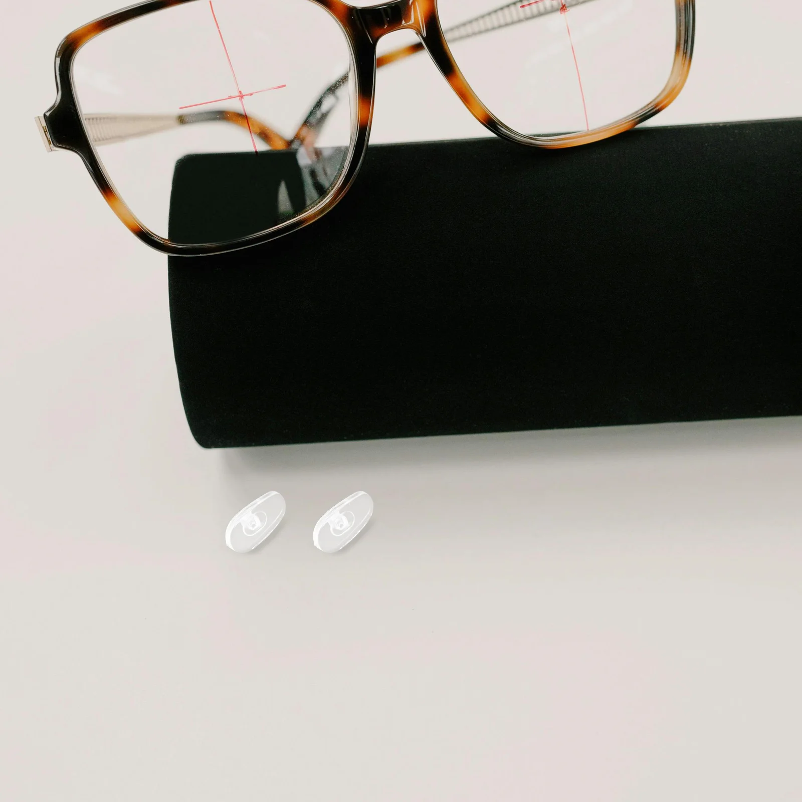 

1000Pcs Nose Pads for Glasses Clear Plastic Eyeglass Nose Cushions Replacement Anti- All Frames Comfort Bridge Support