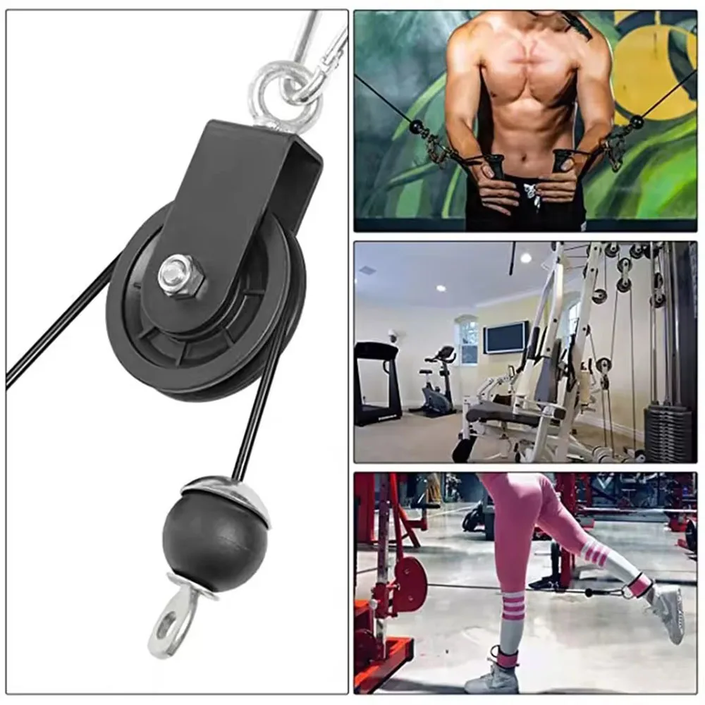 Fitness Pulley Cable 2 2.5 3m High Strength Steel Wire For Home Gym System Durable Replacement Accessory Kit