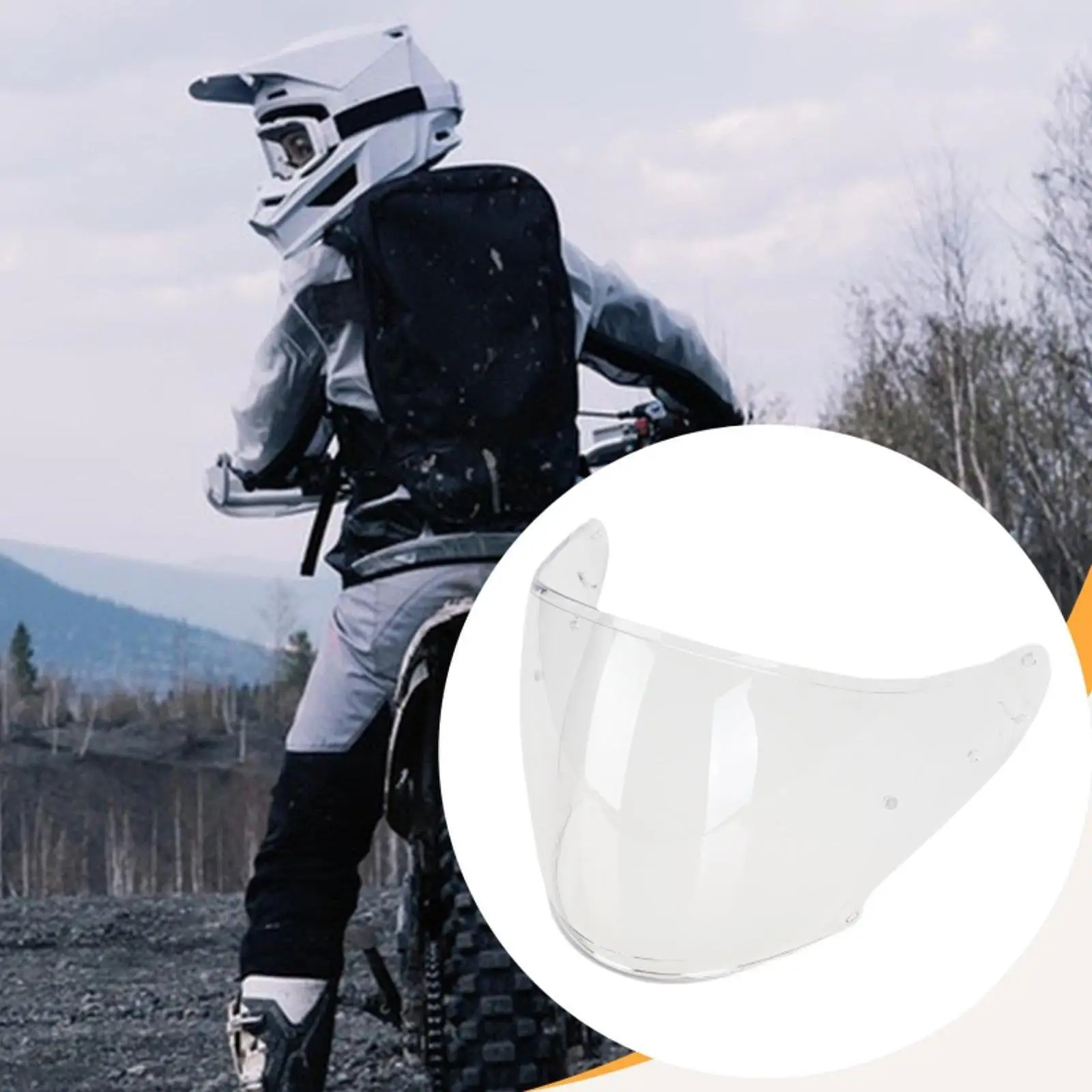 Helmet Visor Accessories Spare Part Sturdy Professional Easy to Install Fittings Helmet Shield for J- CJ-2SP J- 1/2/3