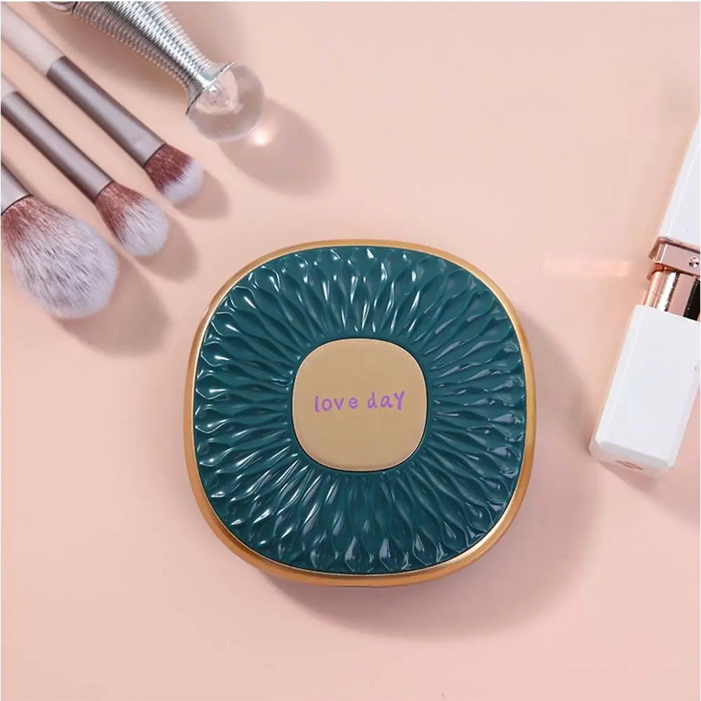 IQUE Mirror-Mini miroir de maquillage cosmétique de poche, miroir de courtoisie pliable, miroir compact double face