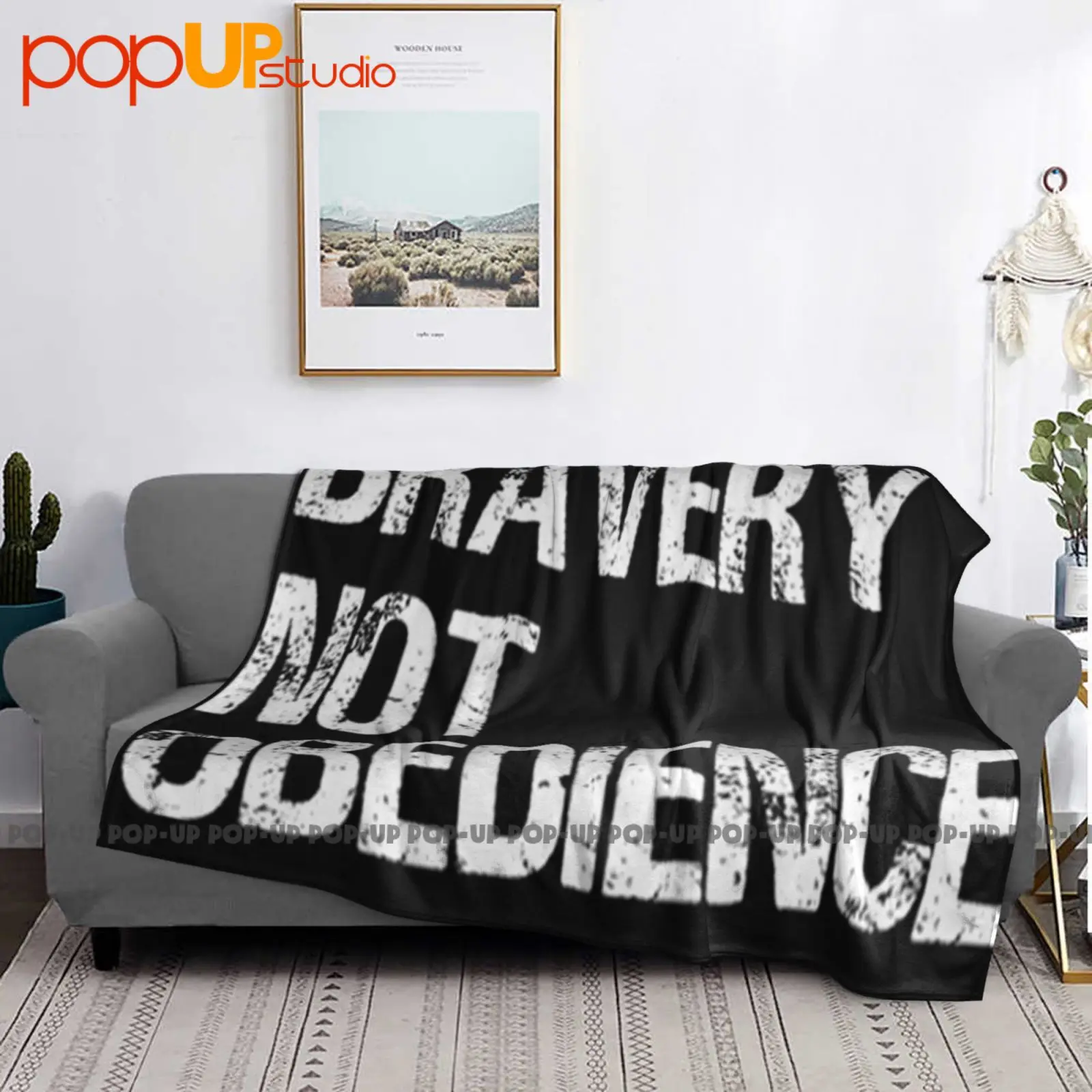 شجاعة ليس طاعة بطانية فائقة النعومة لحاف الشتاء غطاء أريكة أغطية السرير #3