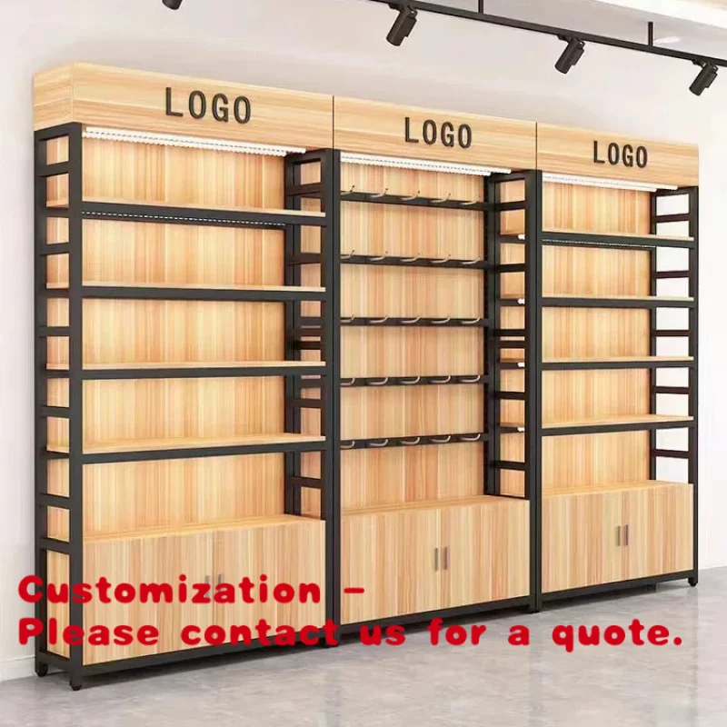 

Customize.High Quality Product Display Racks Grocery Store Shelf Supplier Wooden Retail Shop Shelves and Display Cabinets