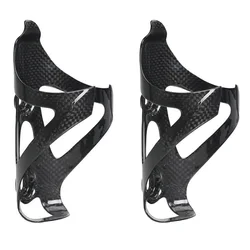 2PCS Full Carbon Fiber Bicycle Water Bottle Cage MTB Road Bike Bottle Holder Ultra Light Cycle Equipment Matte/Gloss