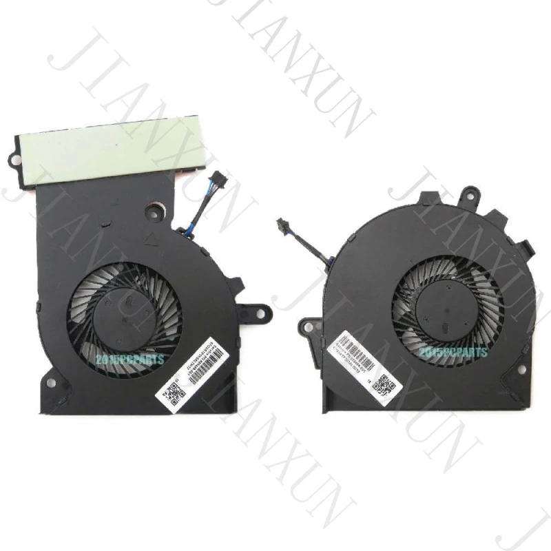 A+New CPU & GPU Dual Cooling Fans for HP Omen 15-CE 15-CE000 Series 929455-001 929456-001 DC5V 4-Pin