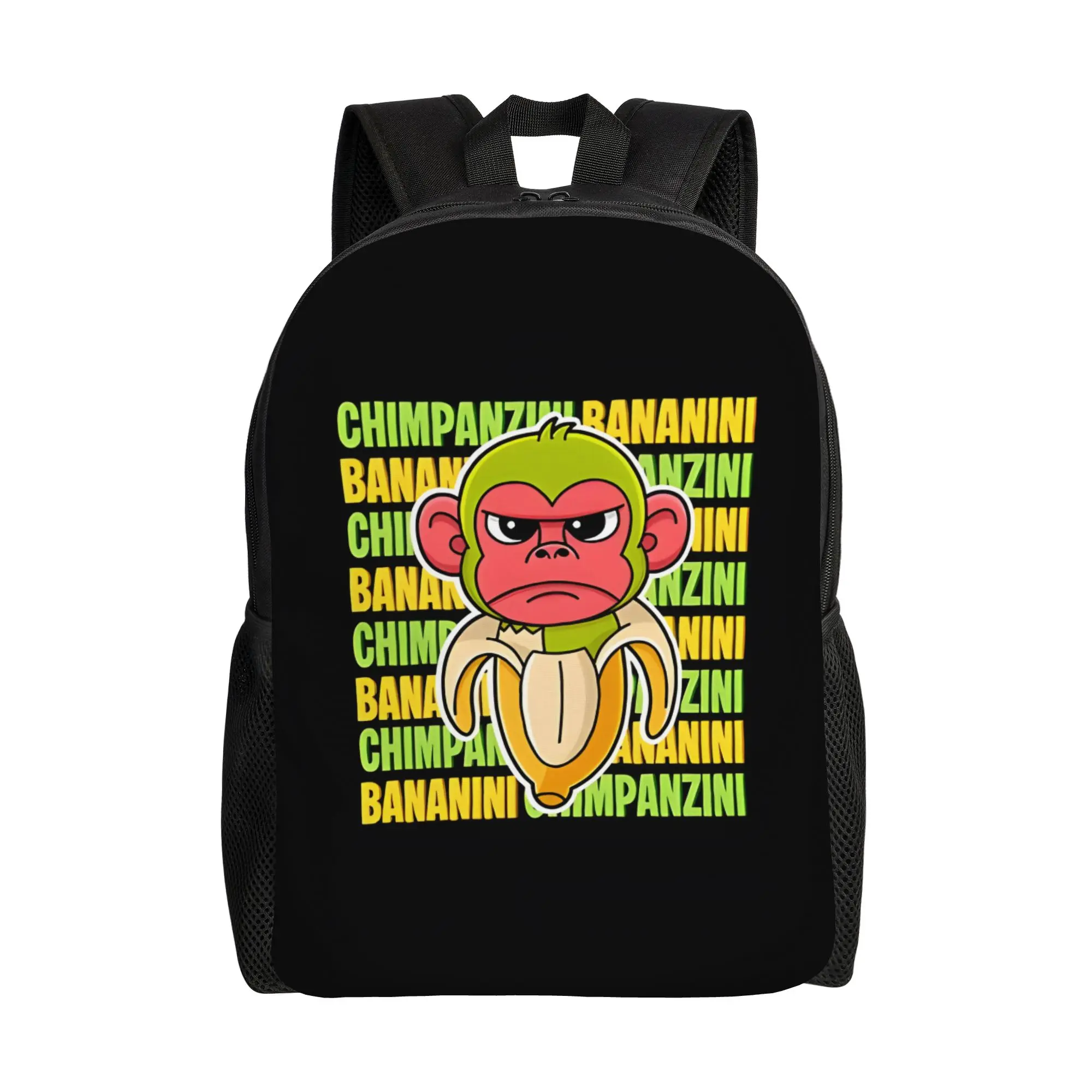 

Chimpanzini Bananini Italian-Brainrot Schoolbag everyday backpacks Women's Fashionable mochila Large Capacity Laptop mens bags