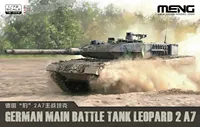 1/72 MENG Model  72002 modern German Leopard 2A7 main battle tank assembly Scale diy toys Model Kit