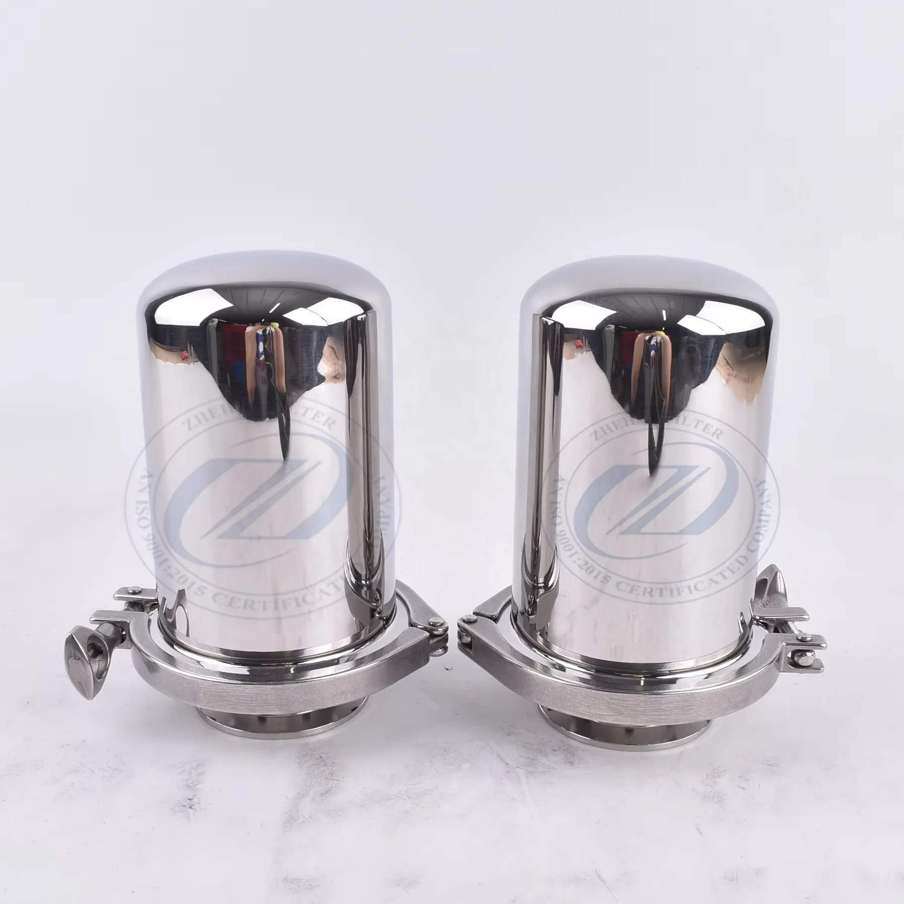 Sanitary Level Stainless Steel 316L 0.22 um Tank Vent Filter Sanitary Rebreather with PTFE Filter Cartridge