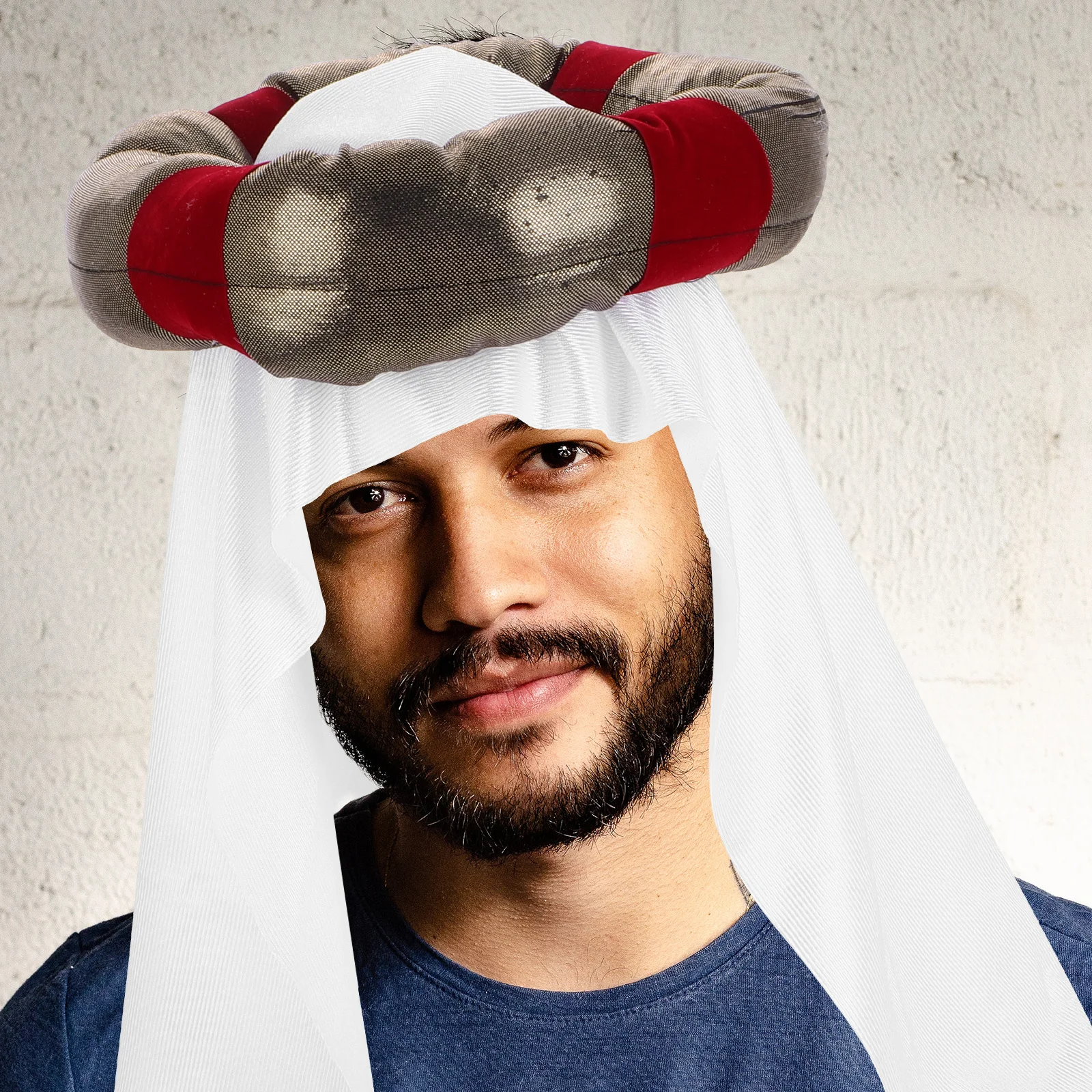 

Arab Hat Head Scarf for Men Halloween Arabian Performance Costume Woman Fabric Adult Comedy Headwear Element
