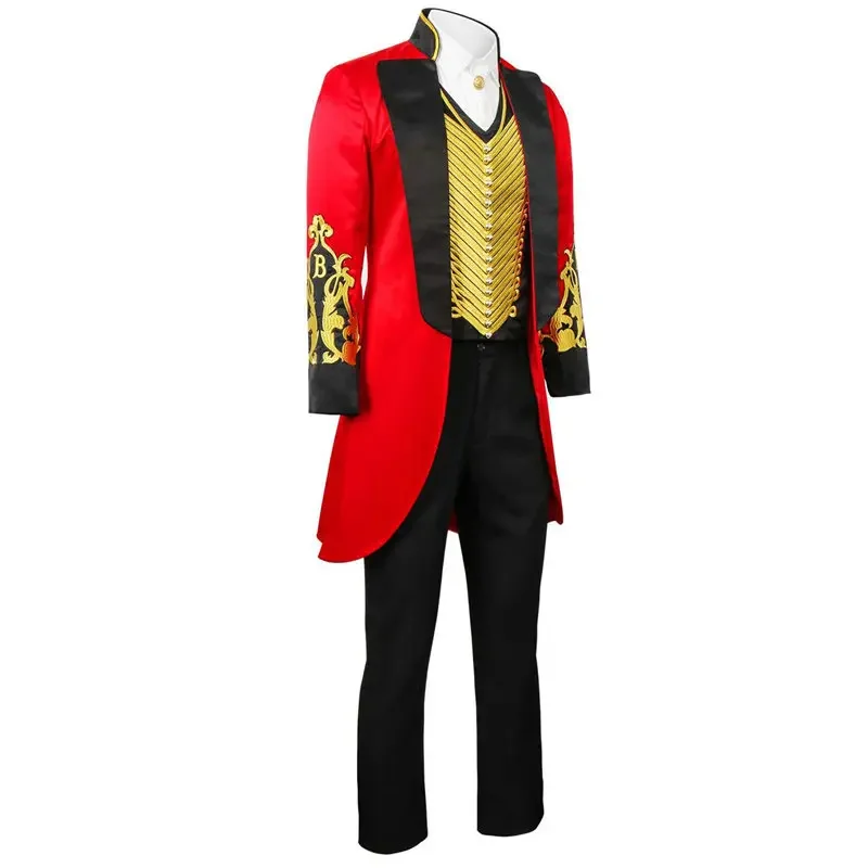 CosassessMovie The Greatest Showman, P.T., Nouveau, 2022 Barnum Cosplay Costume pour hommes adultes, ensemble complet, uniforme, Halloween, carnaval