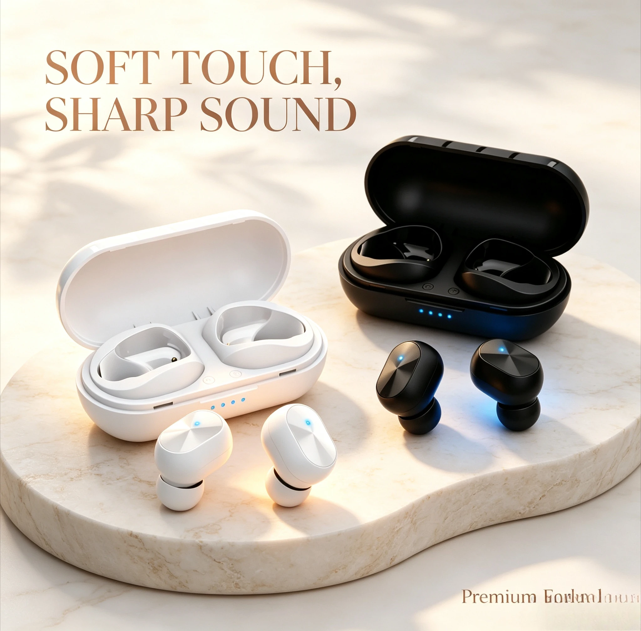 Wireless Headphones Bluetooth Headset Sport Earphone True Stereo Sport Game TWS Earbuds Bluetooth Headset With Mic