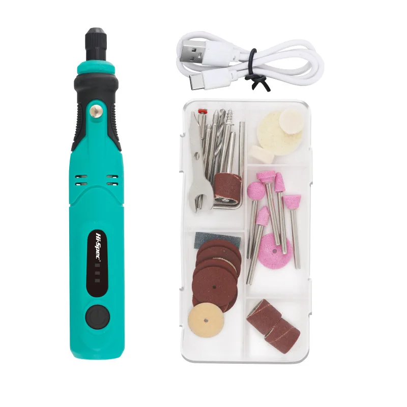 3.6V Variable‑Speed Handheld Rotary Tool, DIY Polishing & Wood Carving Mini Electric Grinder for Household Craft Work