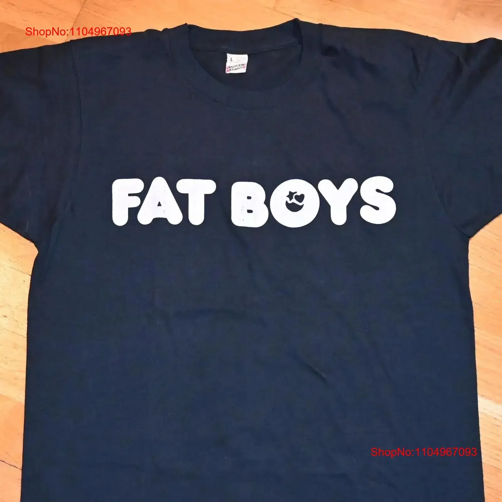 

1980-е The FAT BOYS оригинальная винтажная редкая 1985 Нью-Йоркская концертная туристическая рэп-футболка в стиле хип-хоп Футболка M L Large Screen Stars 80-х Нью-Йорк