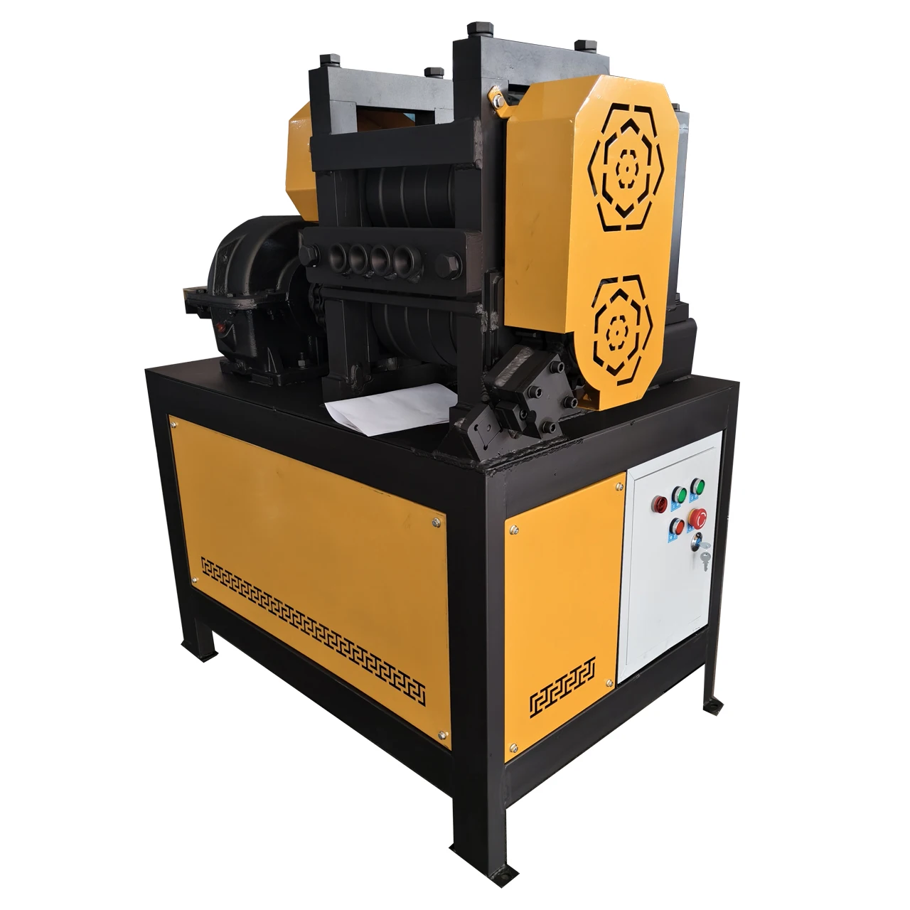

Scrap Rebar Straightening and Cutting Machine, Round Bar and Bar Scrap Straightening rebar cutter and straightener customized
