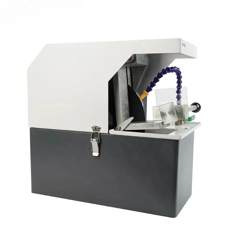 Compact Manual Metallographic Cutter, 30mm Maximum Cutting Size, Professional Instrument for Lab Material Analysis