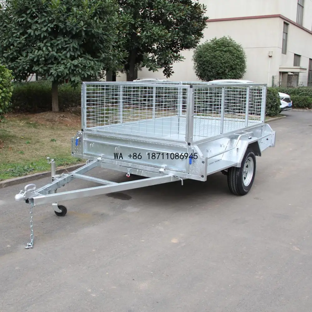 

8x5 Galvanized Box Farm Trailer Heavy Duty Fully Weld for Australia Market
