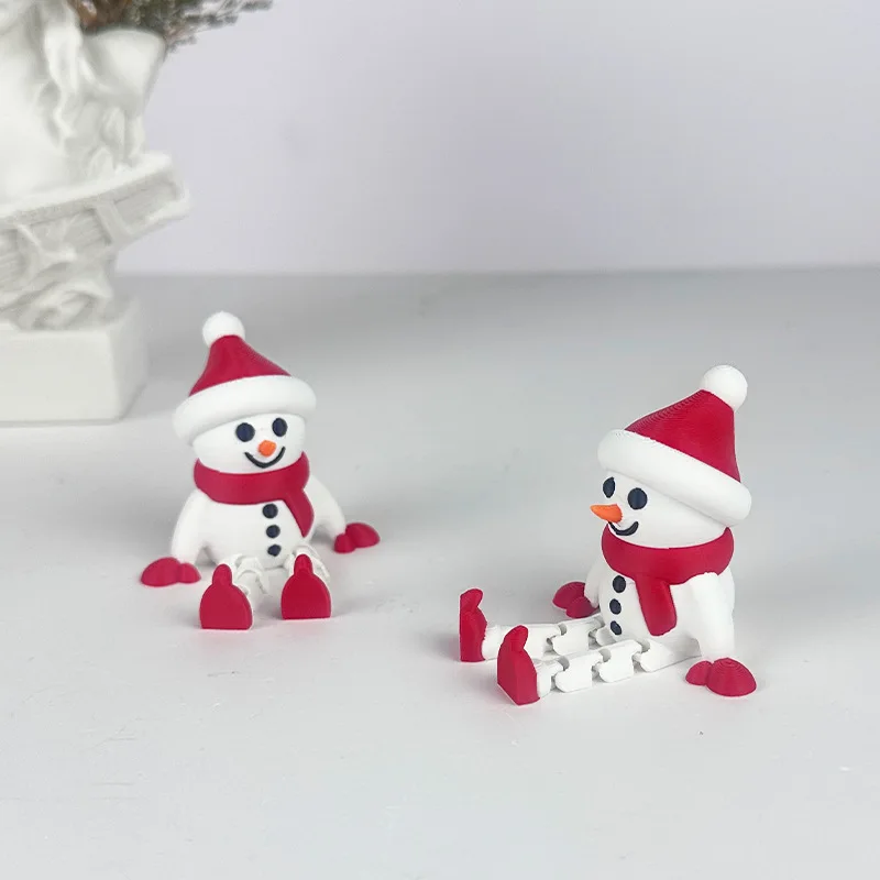 Creative Christmas toys 3d print Christmas tree snowman elk doll bag pendant ornament holiday gift