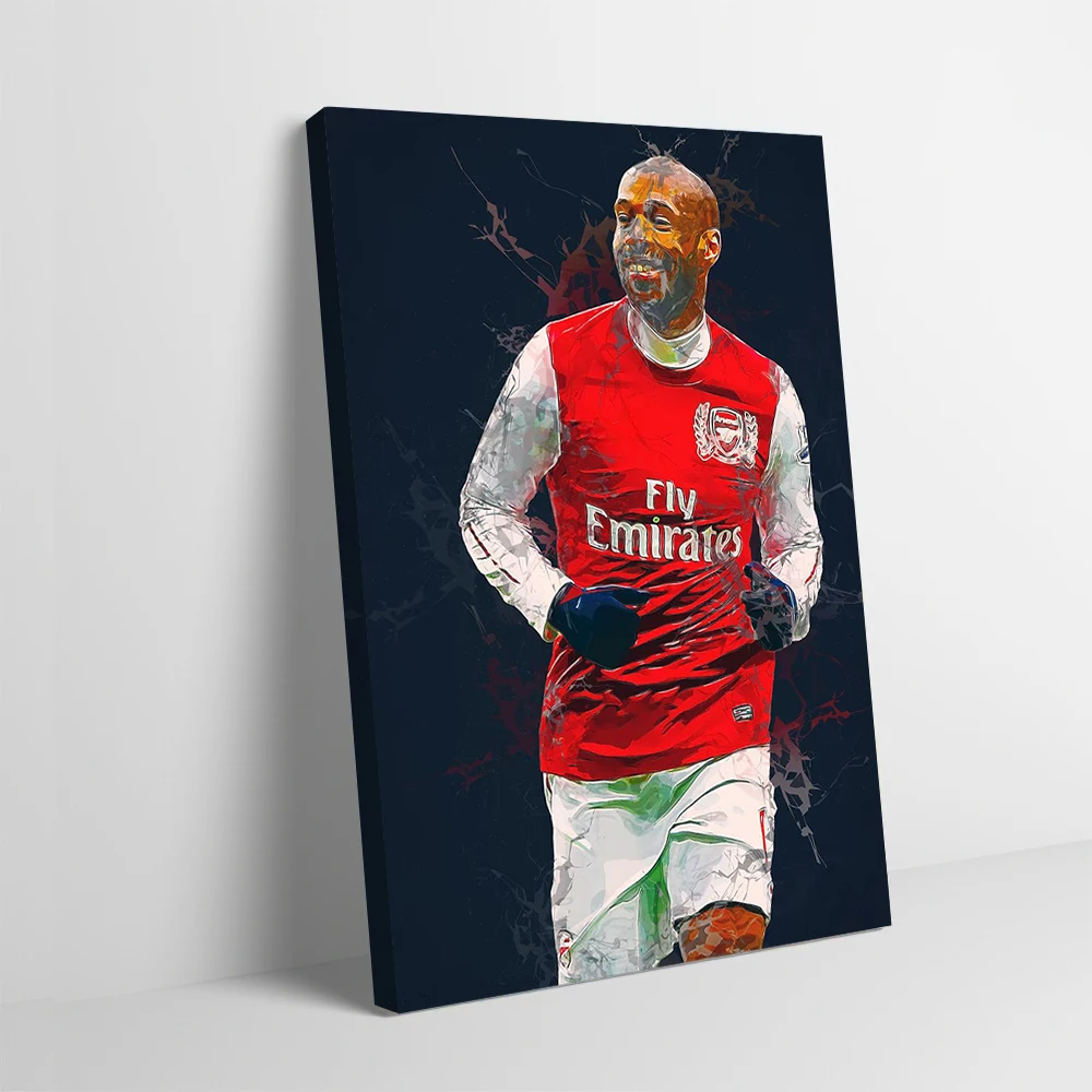 

Thierry Henry Printing Poster Customizable Pictures Wall Art Canvas Painting Gift for Decoration Bedroom Bathroom Decor Room