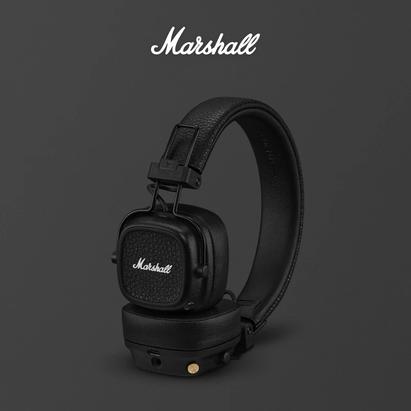 Original Marshall Major V 5 Wireless Bluetooth Headphones Classic Earphones Deep Bass Foldable Pop Rock Retro Music Mic Headset