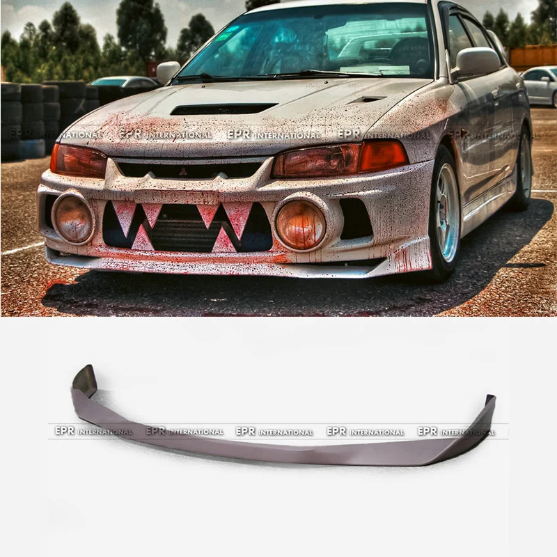 

For Carbon Fiber Front Lip for Evolution EVO 4 OE Type Direct Fit 1996-1997 | Aggressive OEM+ Style | JDM Tuner Upgrade