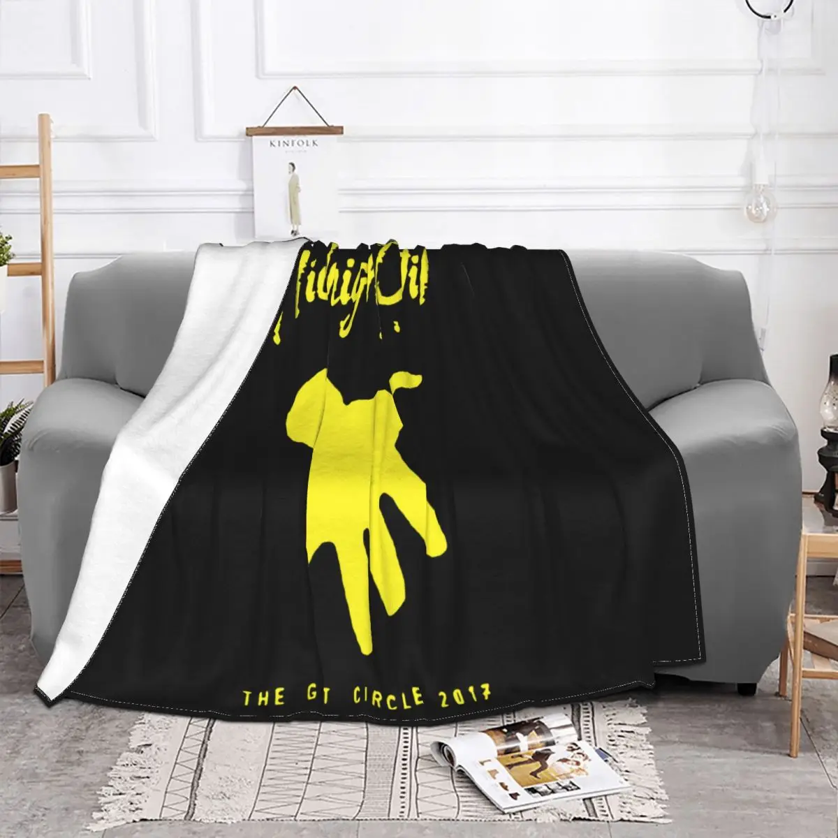 New Midnight Oil Tour 2017 W Dates Homme High Quanlity Selling Printing 2021 Humor Lowest Price Throw Blanket