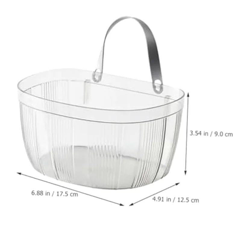 BAAG-2Pcs المنزل جدار سلة معلقة شماعات النبات معلقة فوضى سلال معلقة التخزين المنظم الأواني للنباتات الحمام Durab