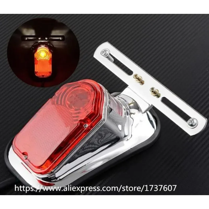 1pcs Motorcycle accessories Harley locomotive retro tail lights motorcycle modified brake taillights electric car rear taillight