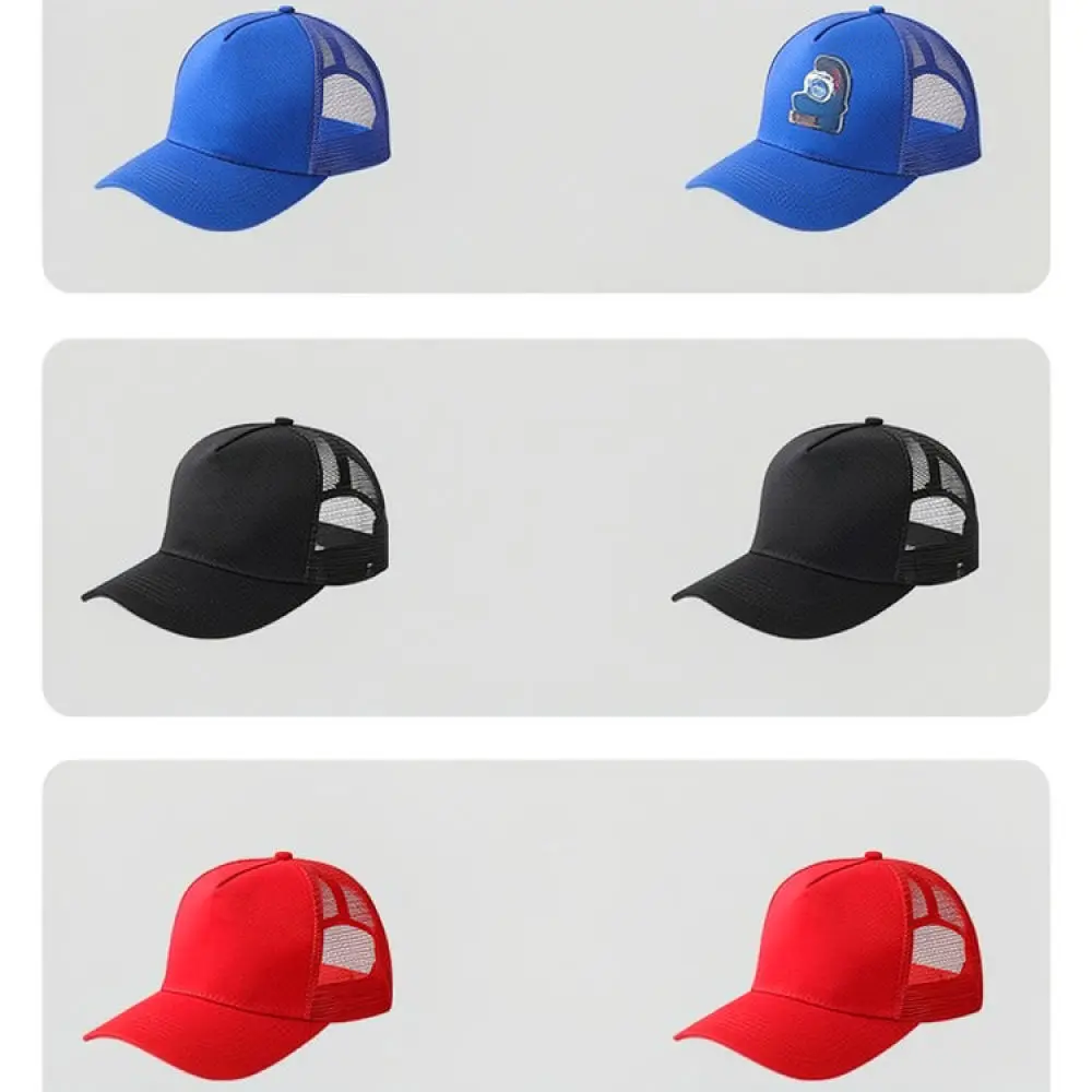 Adjustable Baseball Cap Personalized Logo Embroidery Cotton Hat Unisex Sun Protection For Kids Students Group Uniforms Gear