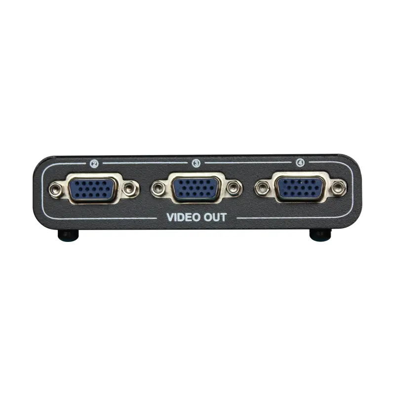 AMS-V1S4 VGA Splitter 1In 4 Out High Performance HD Distribution 1920x1440 Resolution 65m Range for Multiple Displays