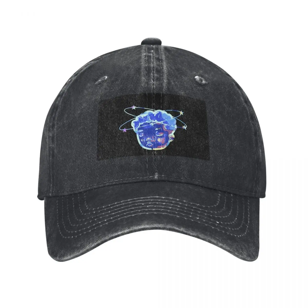 Tobi Lou Baseball Cap foam party Hat Sports Cap Vintage black For Girls Men's