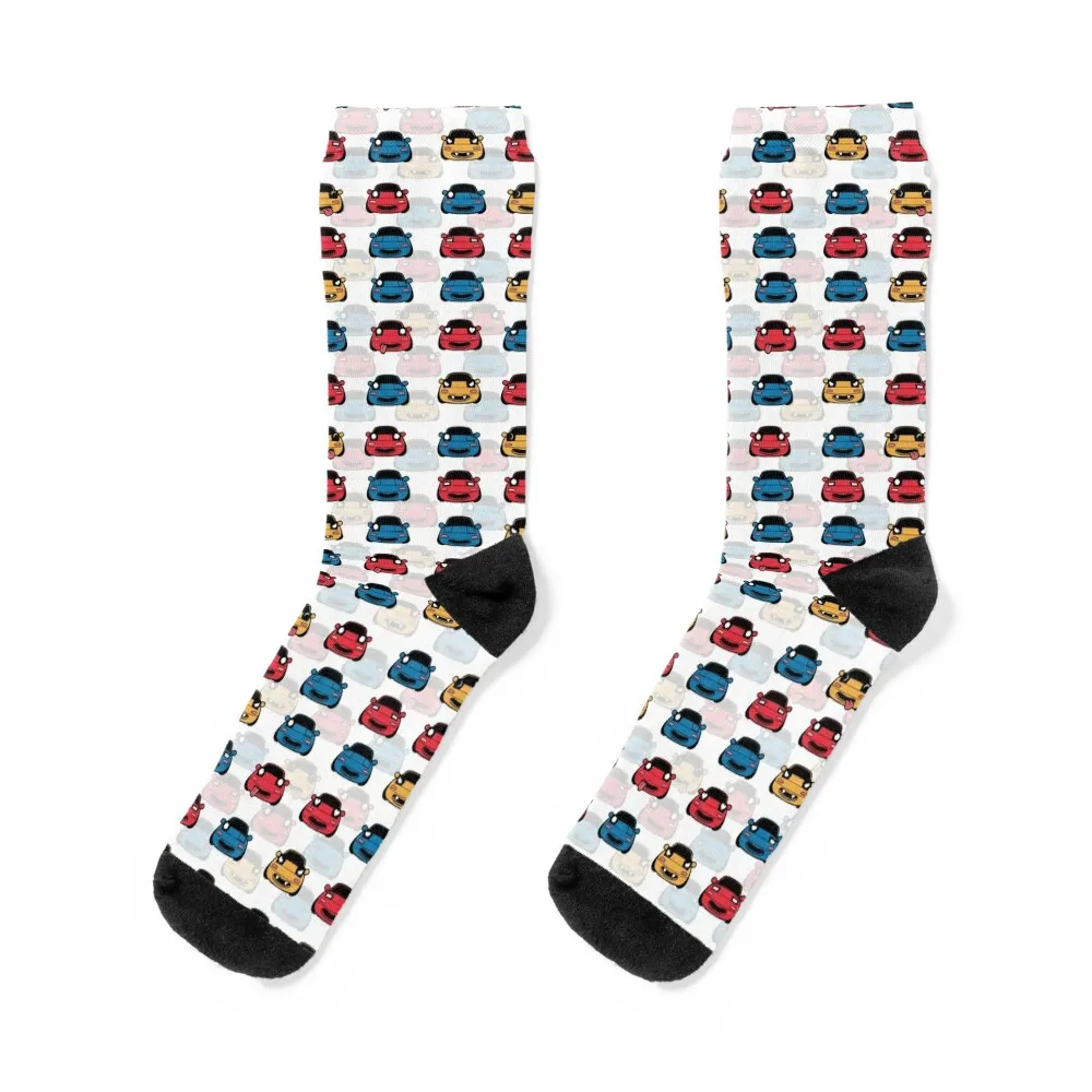 

THE MANY FACES OF MIATA ! Socks happy warm winter basketball Socks Male Women's