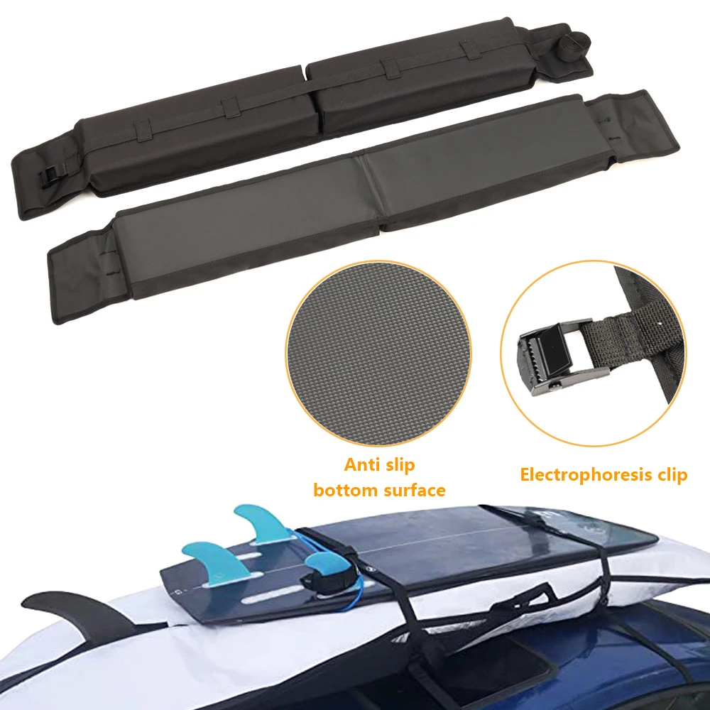 Universal Car Roof Luggage Soft Rack Pads for Kayak/Sup/Paddleboard/Canoe/Snowboard/Windsurfing Car Surfboard Racks