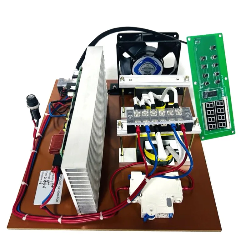 1500 W digitale Ultraschallwellengenerator-Kits für industrielle Waschgeräte mit mehreren Reinigungsmodus