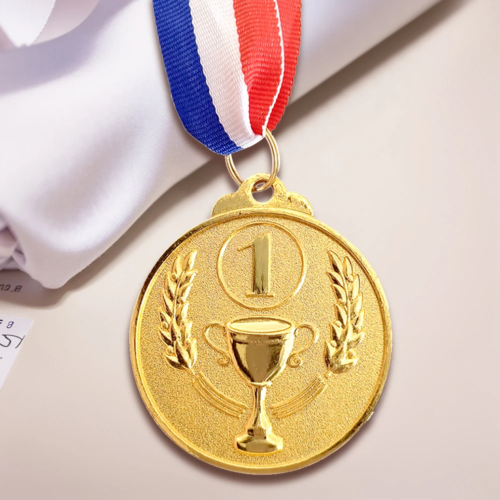 Gold Silver Bronze Medal Football Competition Game Prizes Trophy Children Sports Game Prize Awards for Sports Competition Games