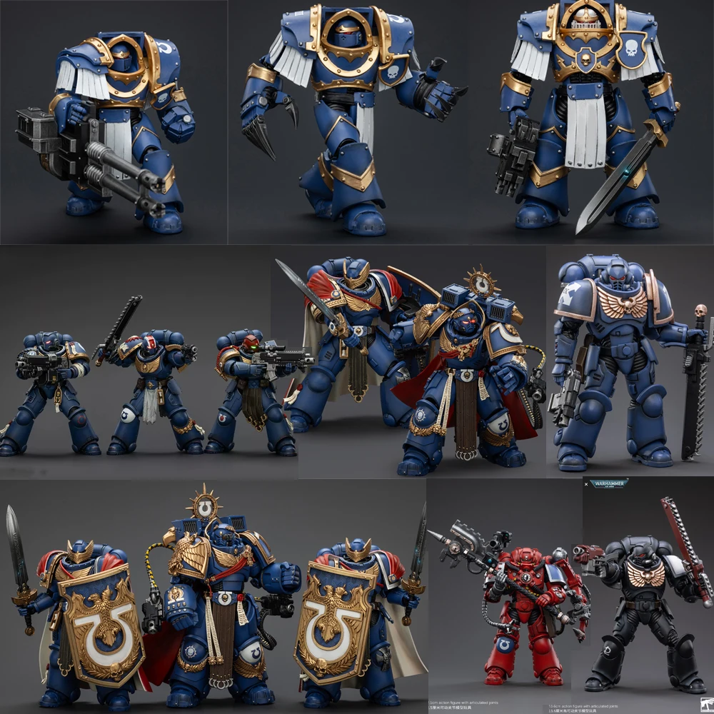 

JOYTOY Warhammer 40K 1/18 Action Figures Ultramarines Marneus Calgar Space Wolves Claw Pack Anime figures Toys Collection Model
