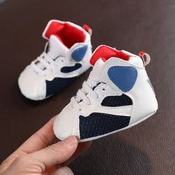 0-18M Baby Sports Sneakers Newborn Baby Boys Girls Print First Walkers Shoes Infant Toddler Anti-slip Baby Shoes