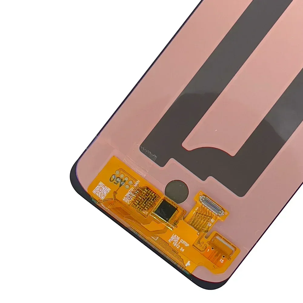 Super AMOLED layar sentuh LCD Samsung Galaxy A50 A505F, layar sentuh pengganti Digitizer untuk Samsung A50 A505F SM-A505F