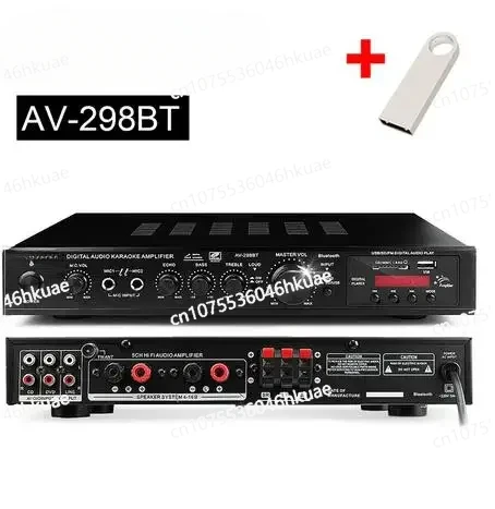 2000W Bluetooth Power Amplifier Audio Subwoofers Home Karaoke Theater KTV HiFi Stereo Surround Sound Digital Amplifiers