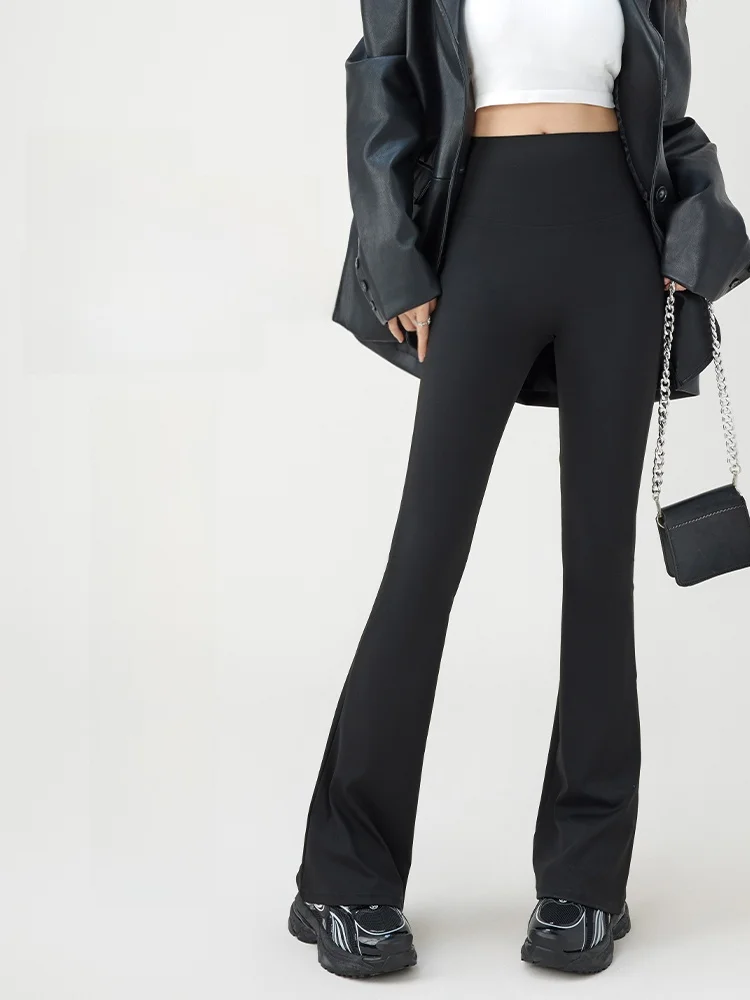 

High Waist Bell Bot Yoga Pants Women's Spring Autumn 2025 Sle Tummy Control Butt Lifting Long Leggings High Rise