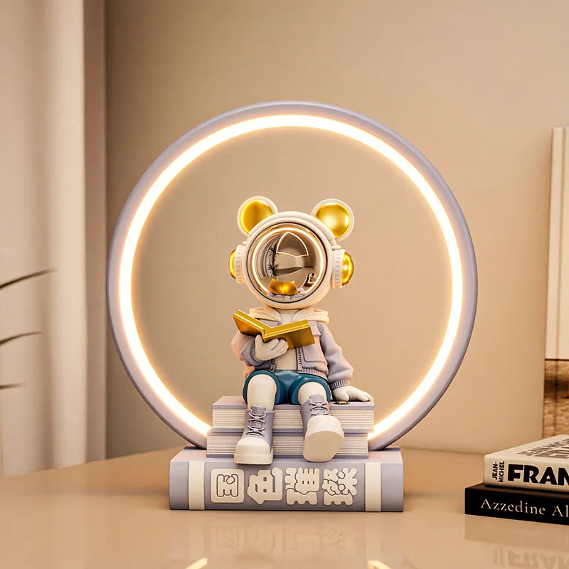 

Домашний декор, статуя астронавта, украшение для рабочего стола, гостиная, детское высококачественное светящееся украшение, подарки на новоселье