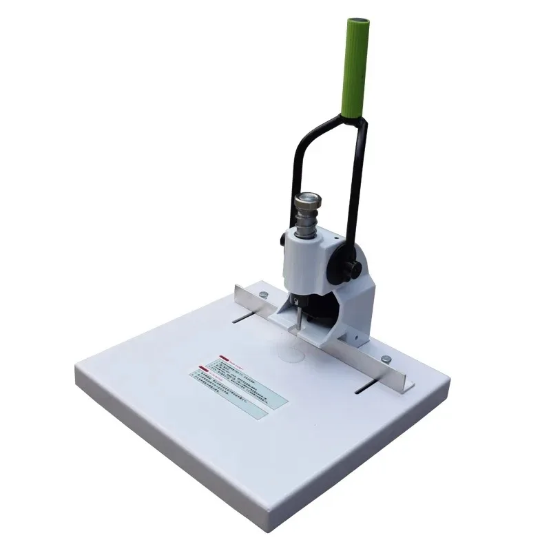 Manual Single Hole Punch Machine Round Hole Small Punching Machine Paper-plastic Cloth Punching Drill Bit Optional Heavy-duty
